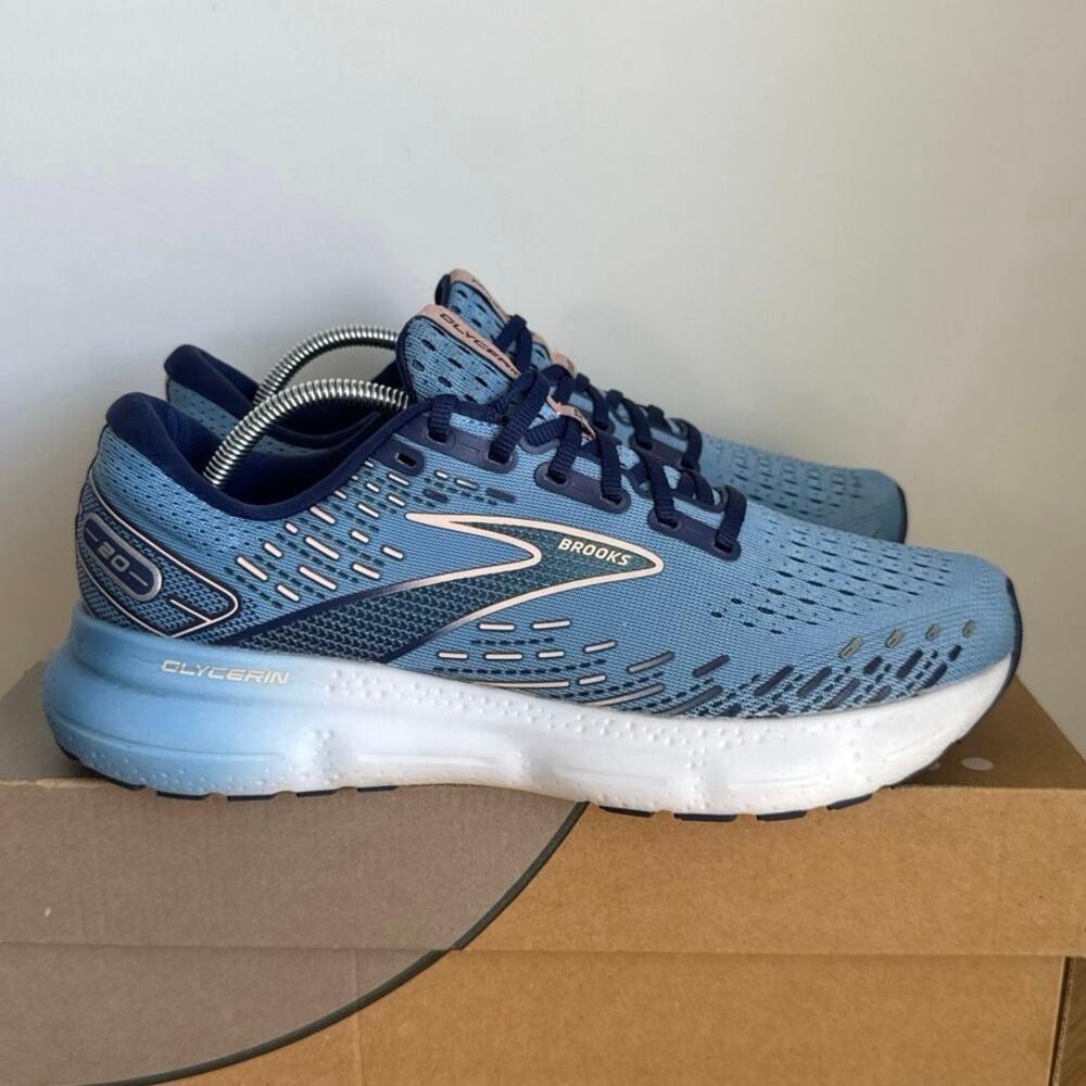 Brooks Glycerin 20 ‘Blissful Blue’ Women Running Sneakers- SZ 9.5 - Picture 2 of 12